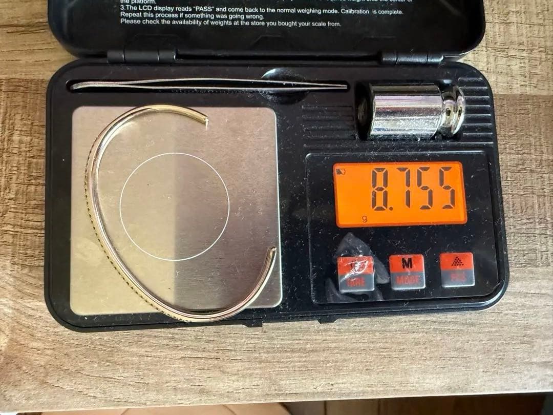 K18 ホワイトゴールド　オープン　バングル　ダイヤ　0.57カラット