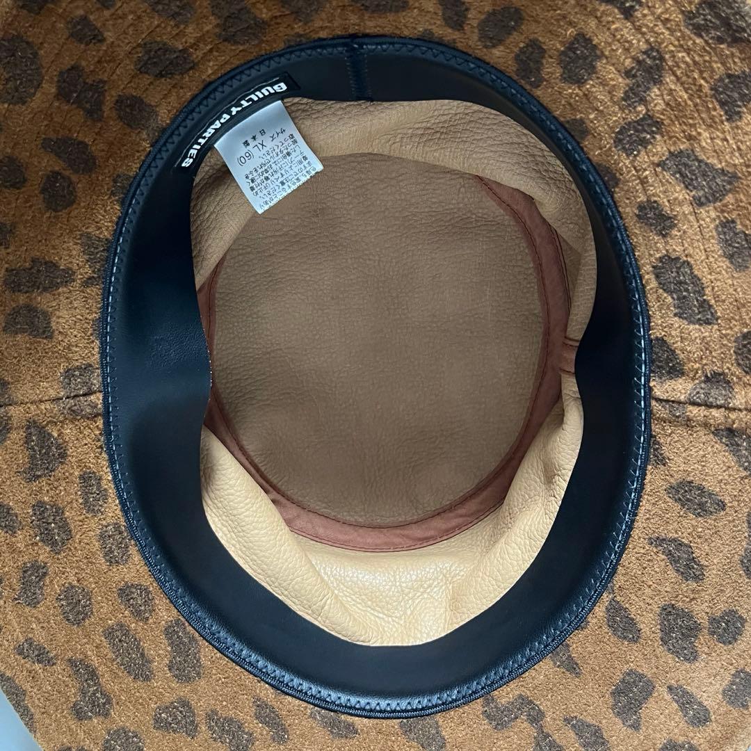 【美品・希少】 WACKO MARIA レオパードレザーバケットハット