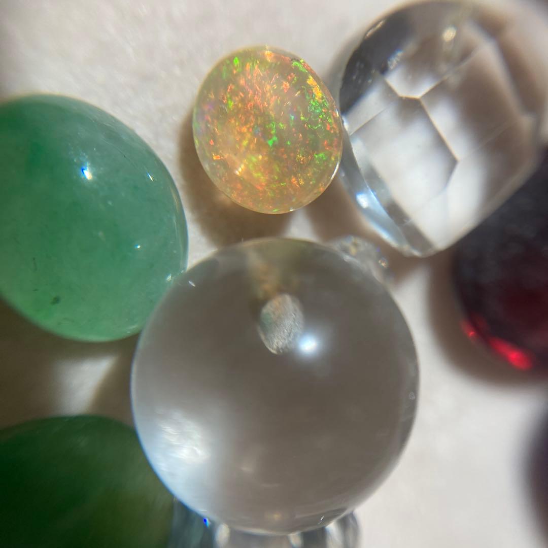 遺品整理　サンゴ　赤珊瑚　ヒスイ　ルース　おまとめ