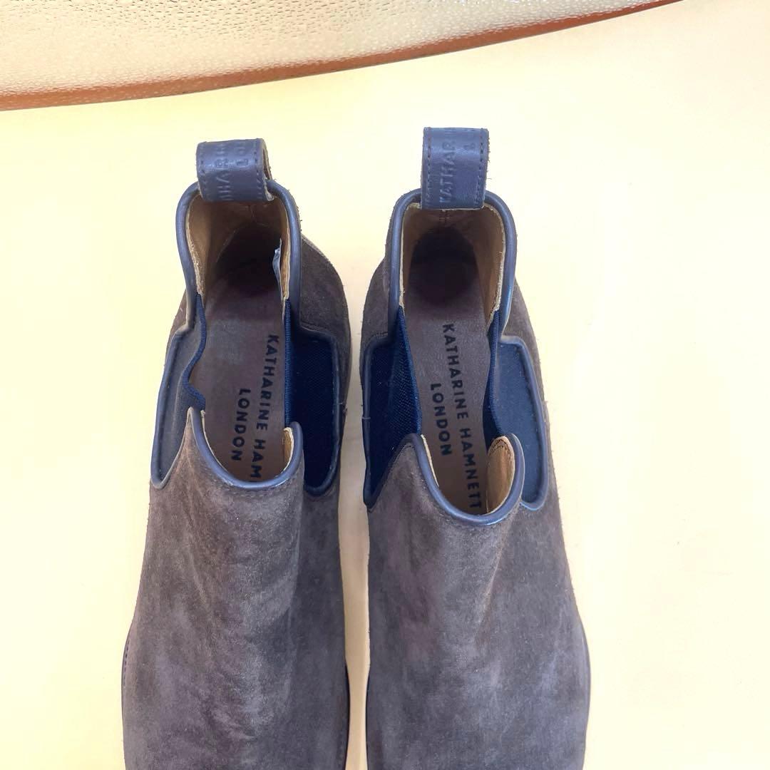 キャサリンハムネットロンドン　サイドゴアブーツ　25㎝