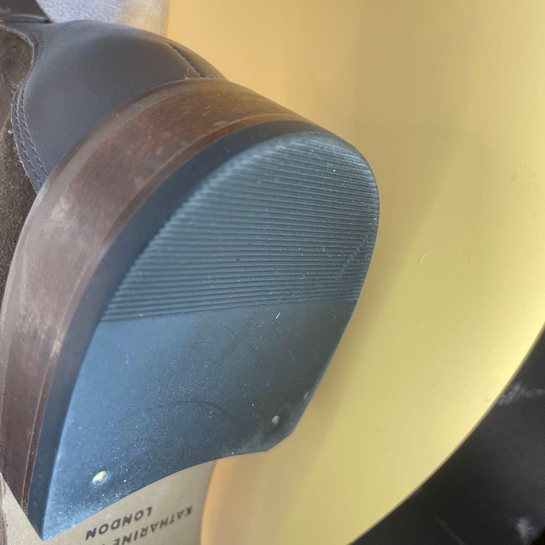 キャサリンハムネットロンドン　サイドゴアブーツ　25㎝