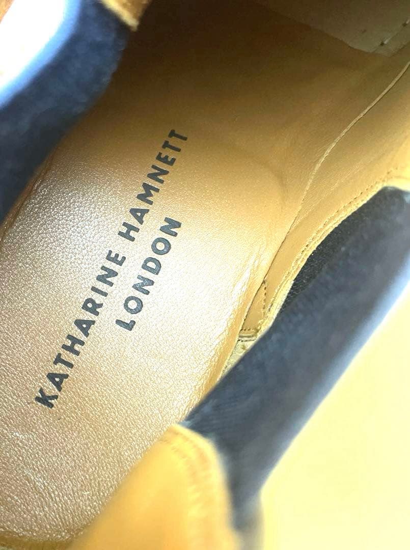 キャサリンハムネットロンドン　サイドゴアブーツ　25㎝