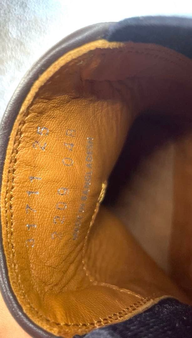 キャサリンハムネットロンドン　サイドゴアブーツ　25㎝