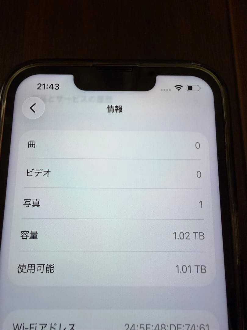 iPhone 13 Pro 1T シエラブルー