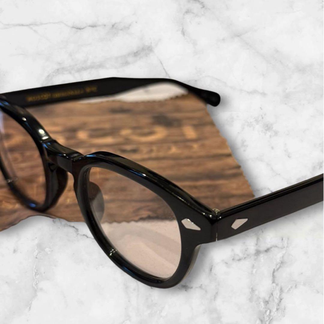 大人気‼️モスコット レムトッシュ 46 ブラック ライトグレーレンズ 定番型