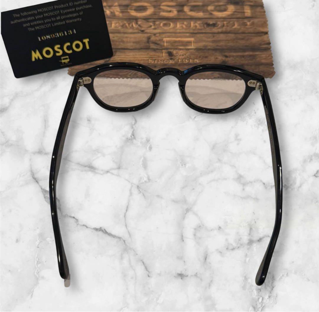 大人気‼️モスコット レムトッシュ 46 ブラック ライトグレーレンズ 定番型