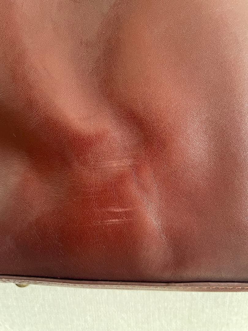 ダークブラウン レザートートバッグ