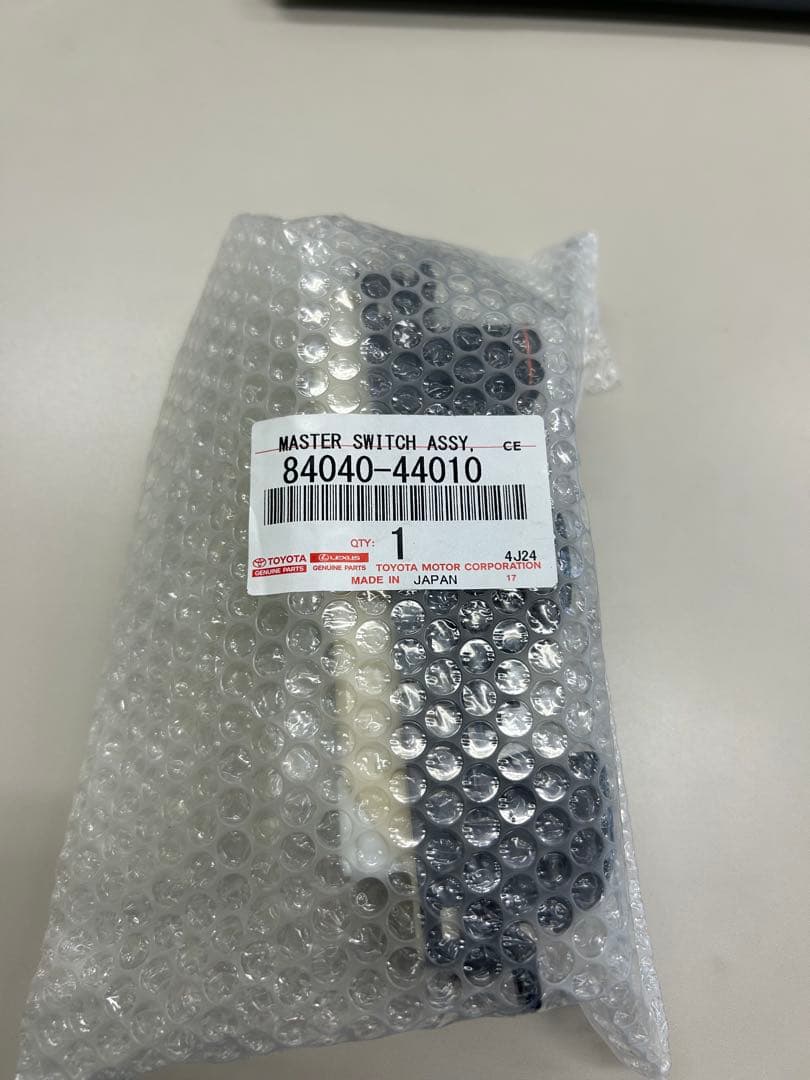 トヨタ マスター スイッチ ASSY 84040-44010