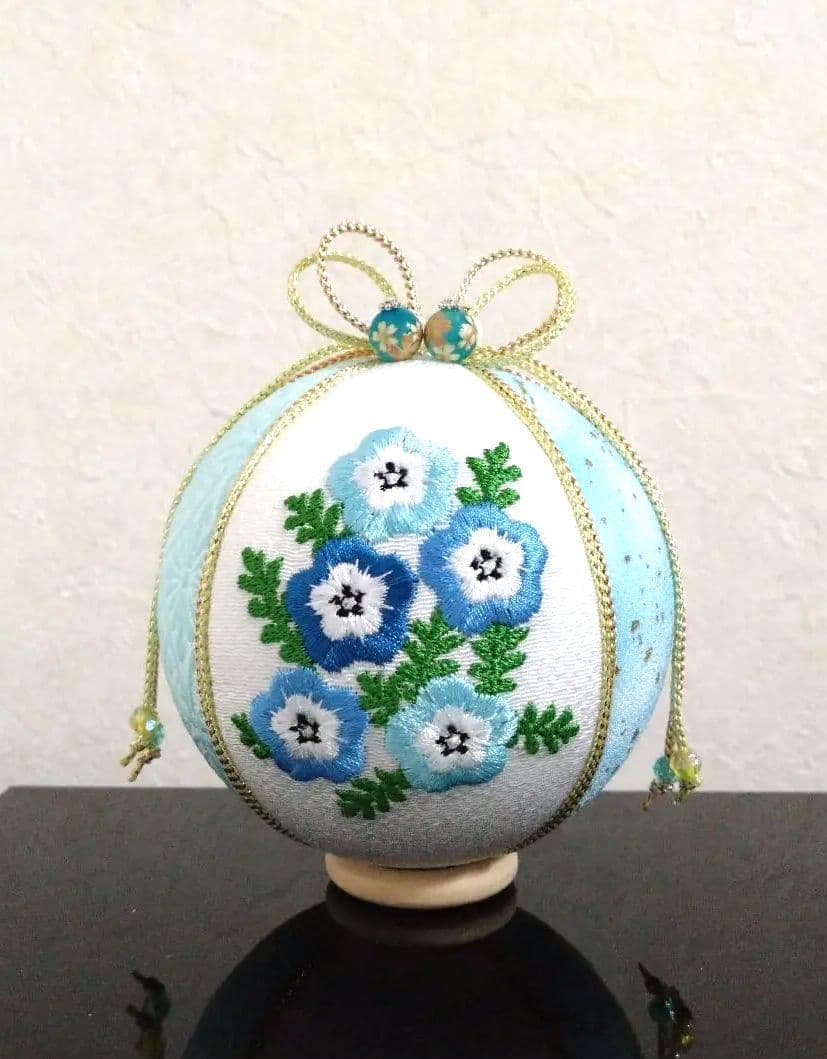 マチャケ 藤 すずらん ネモフィラ かすみ草 手毬 手鞠 てまり