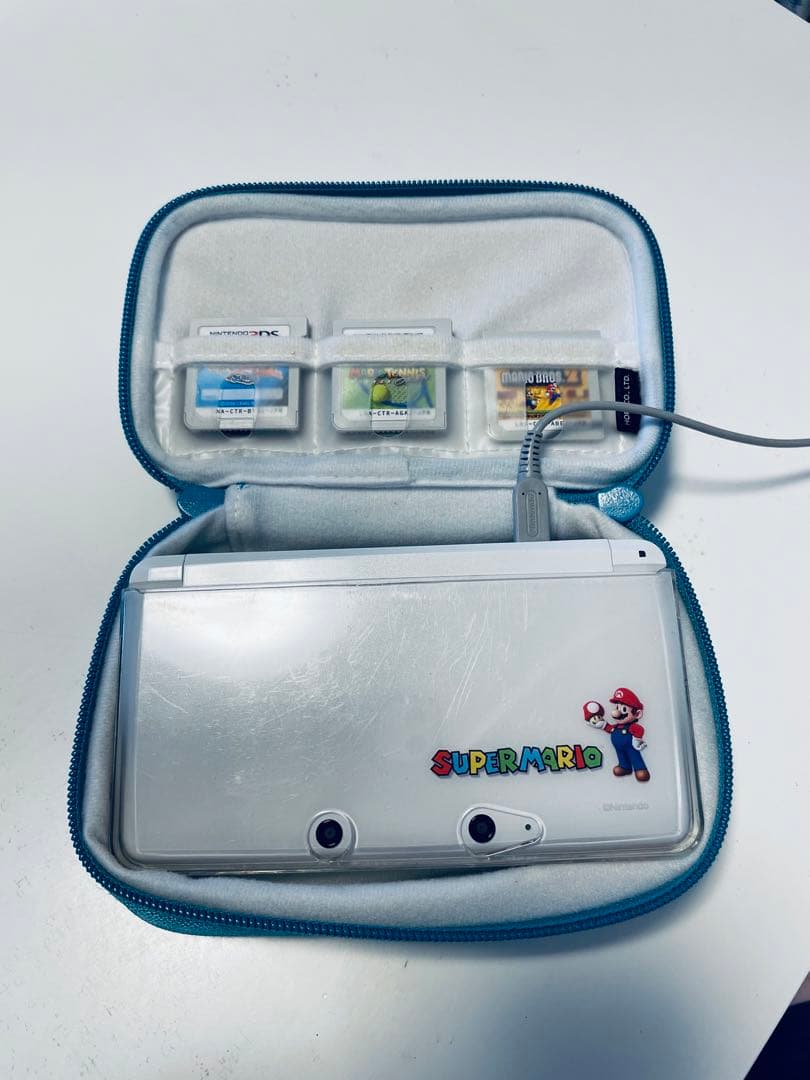 【中古】ニンテンドー3DS本体＋ソフト5本