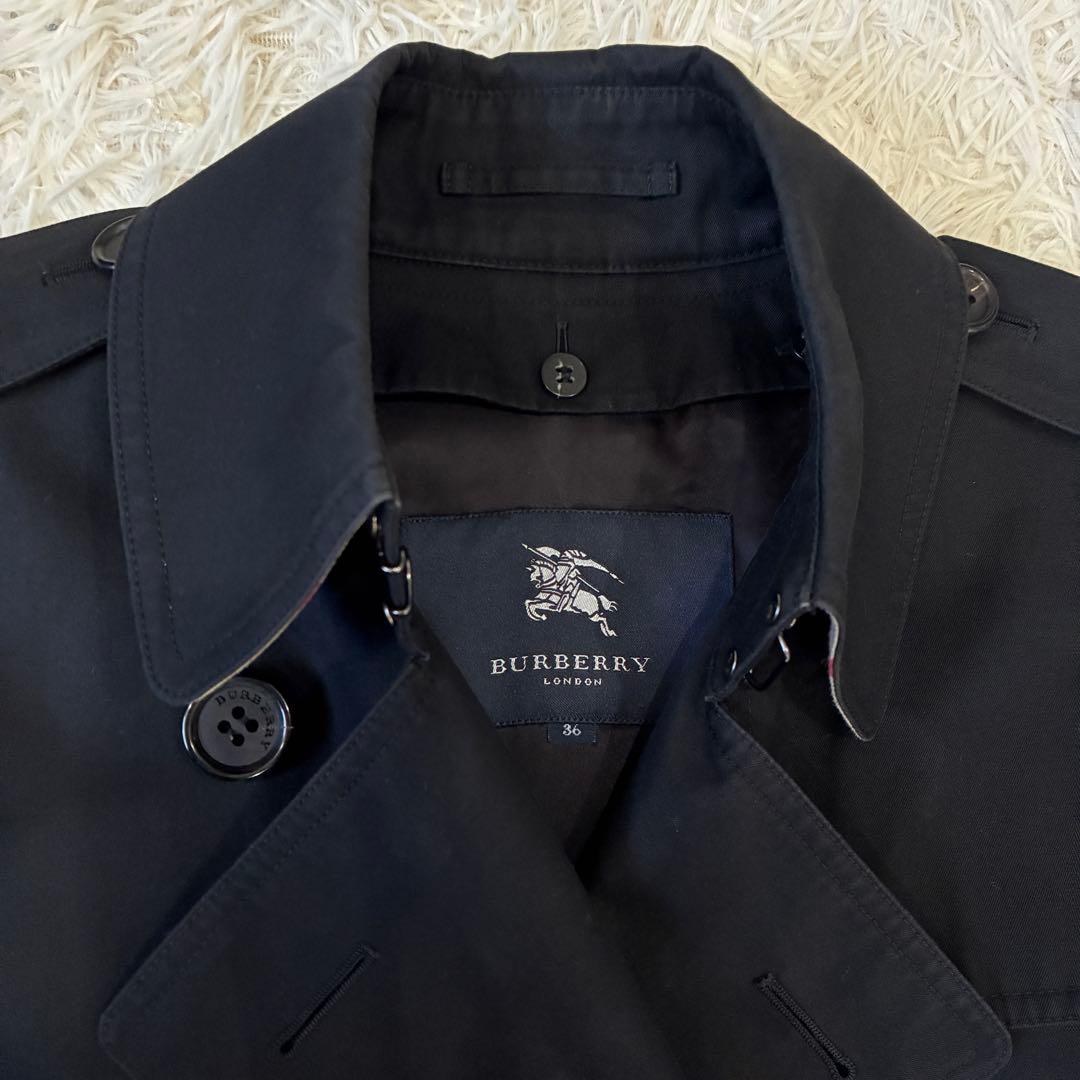 美品✨バーバリーロンドン ロング トレンチコート 着丈97ノバチェック ライナー