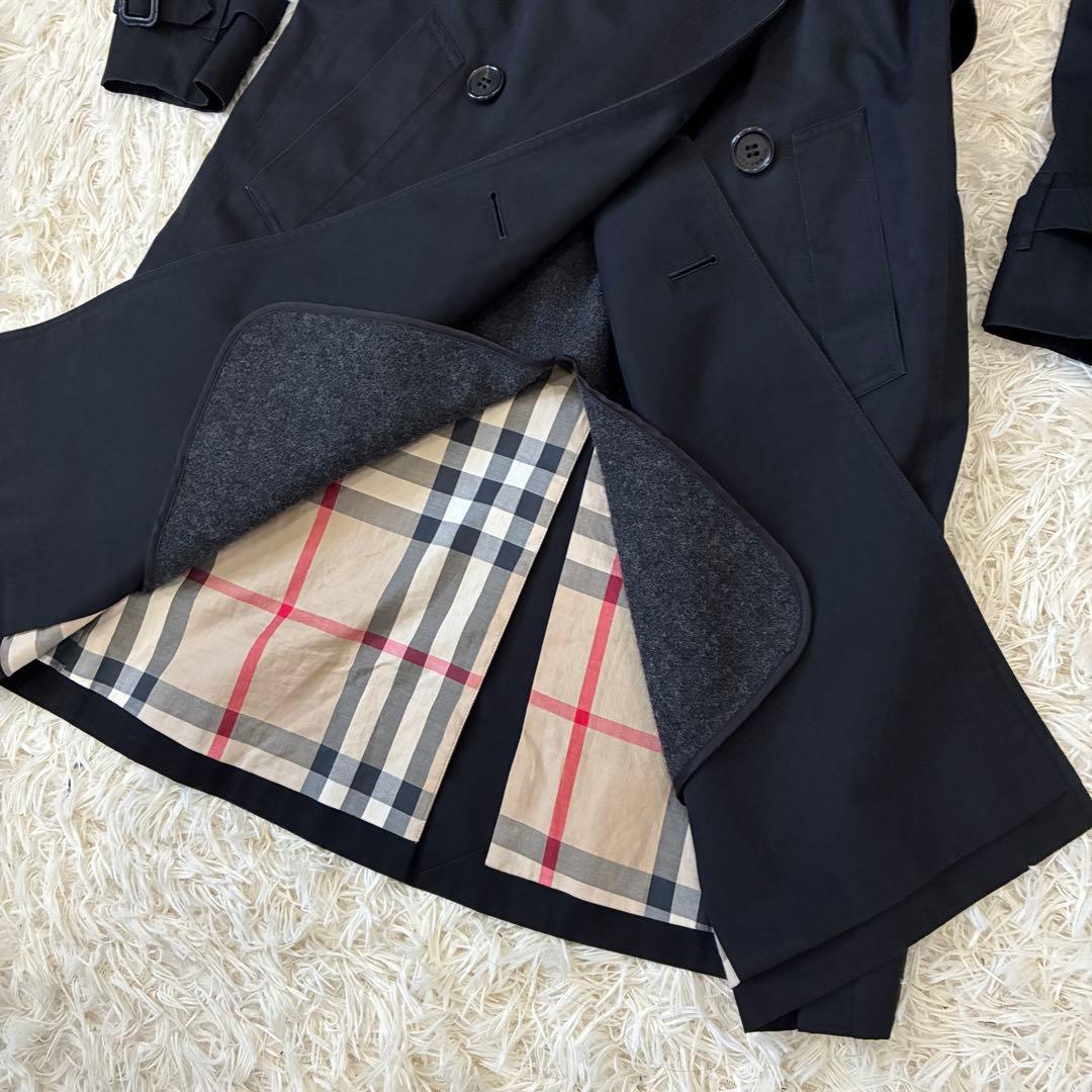 美品✨バーバリーロンドン ロング トレンチコート 着丈97ノバチェック ライナー