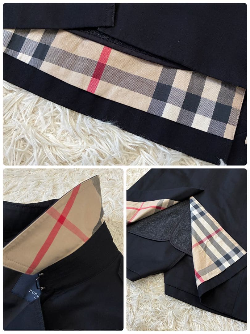 美品✨バーバリーロンドン ロング トレンチコート 着丈97ノバチェック ライナー