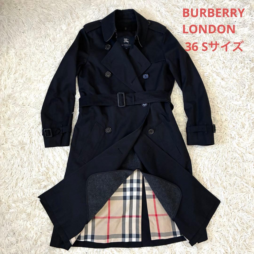 美品✨バーバリーロンドン ロング トレンチコート 着丈97ノバチェック ライナー