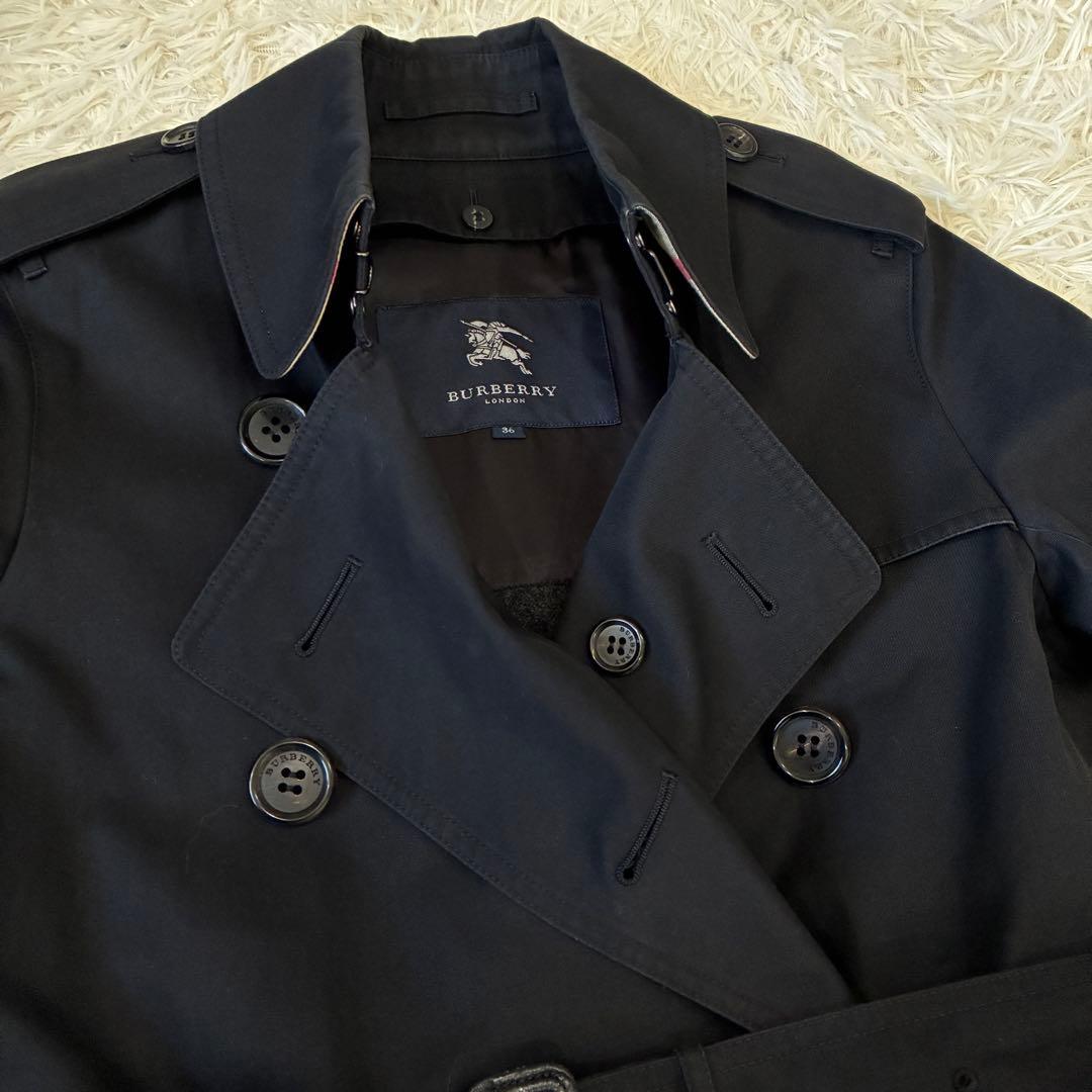 美品✨バーバリーロンドン ロング トレンチコート 着丈97ノバチェック ライナー
