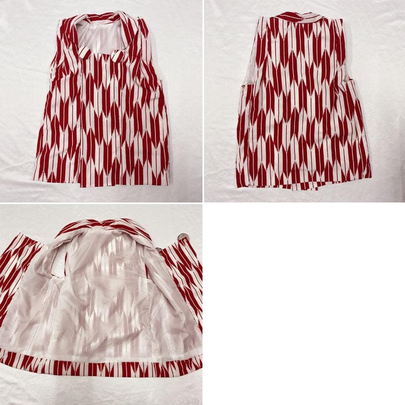 506ag33◎七五三 三歳 女の子 アンティーク着物&被布 花文 濃い紫色◎