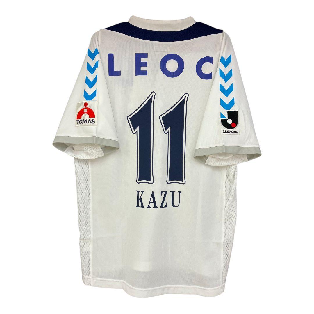 2007 横浜FC　三浦知良　ヒュンメルオフィシャル　アウェイユニフォーム