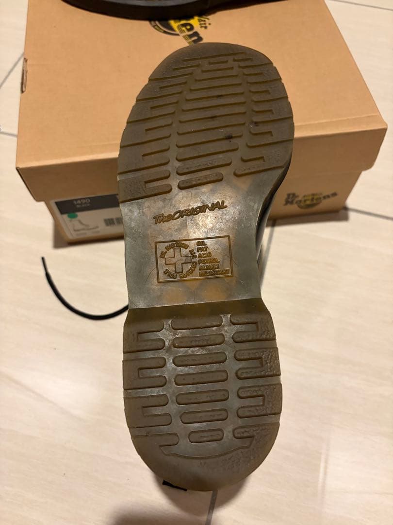 Dr. Martens ブラック ワークブーツ