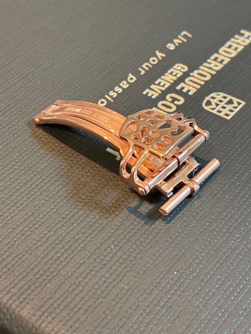 フレデリックコンスタント ローズゴールド 純正D バックル 18mm未使用品