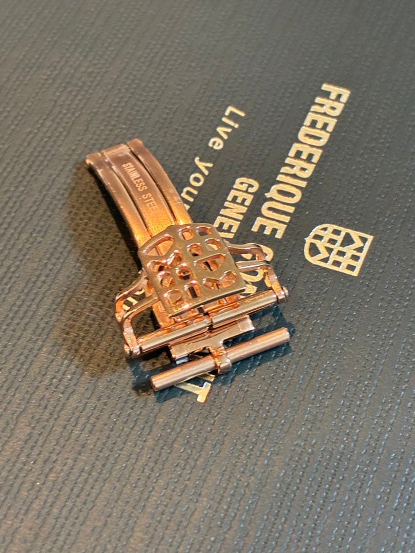 フレデリックコンスタント ローズゴールド 純正D バックル 18mm未使用品