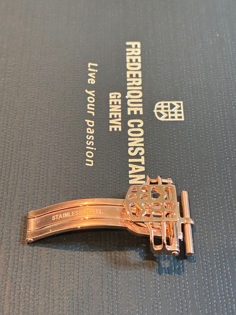 フレデリックコンスタント ローズゴールド 純正D バックル 18mm未使用品