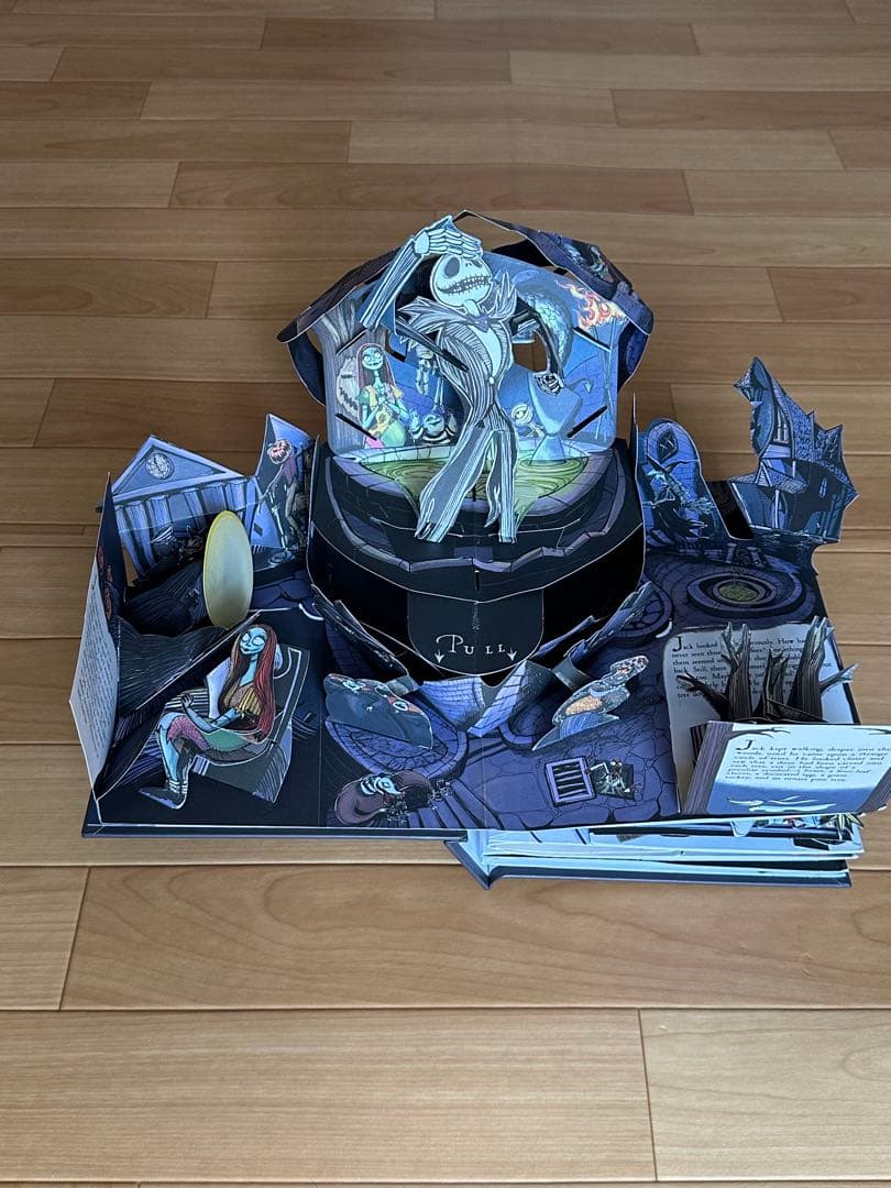 希少本　ナイトメアビフォアクリスマス　マシューラインハート作　ポップアップ絵本