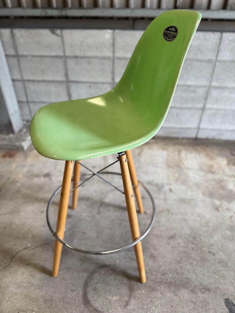 【展示品・中古】MODERNICA モダニカ バースツール グリーン②