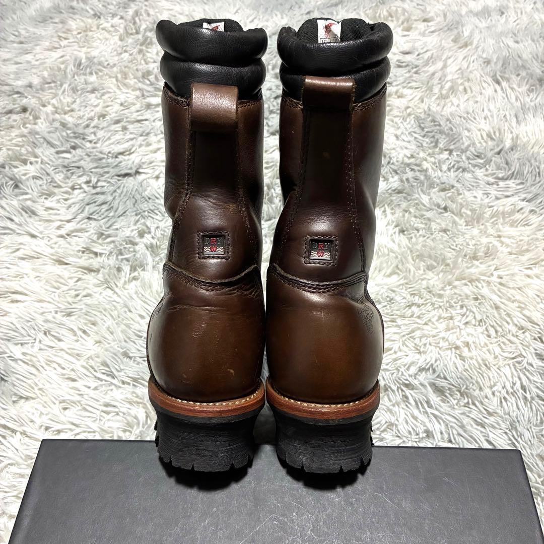 【良品】RED WING 本革 オイルドレザー LOGGER BOOTS 8.5