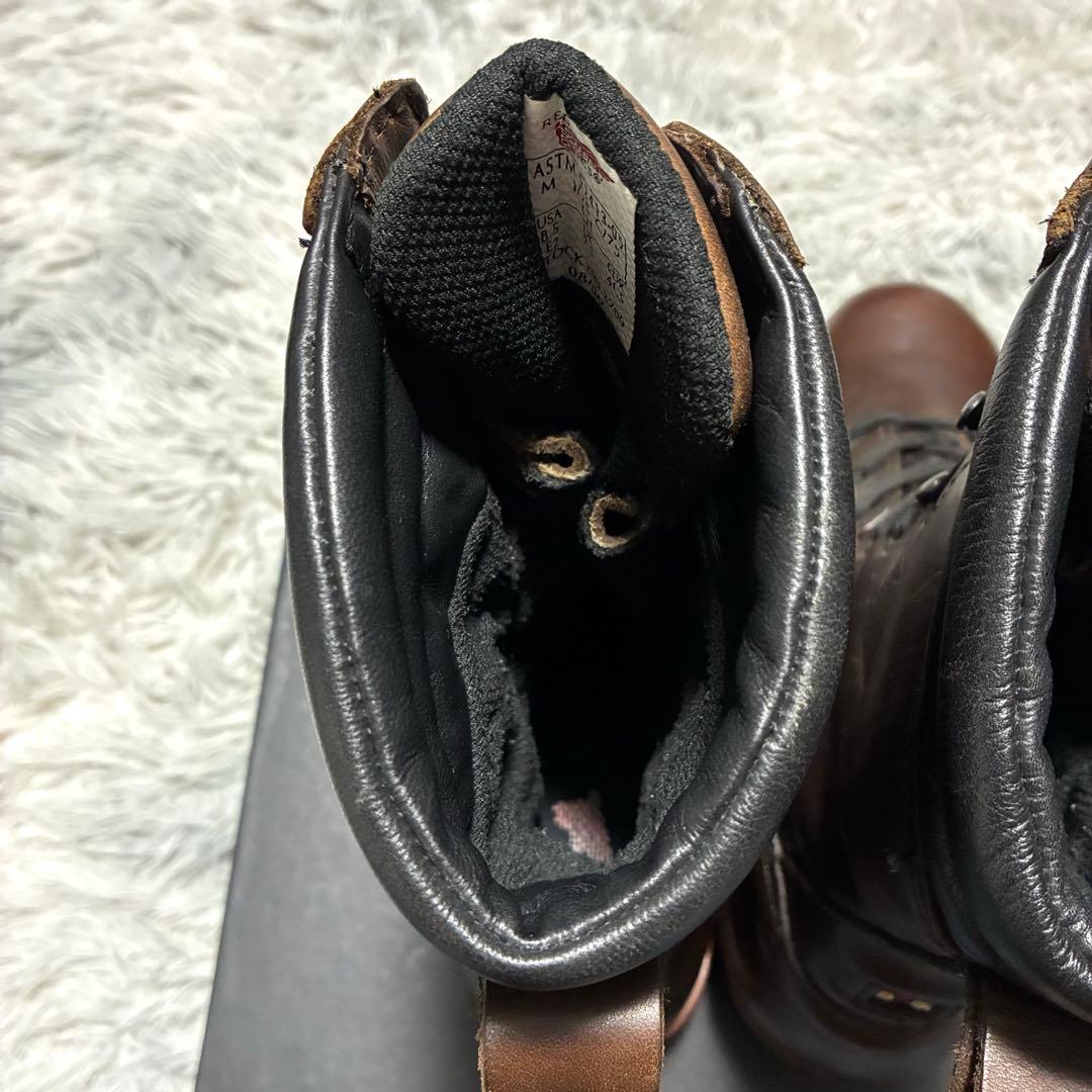 【良品】RED WING 本革 オイルドレザー LOGGER BOOTS 8.5