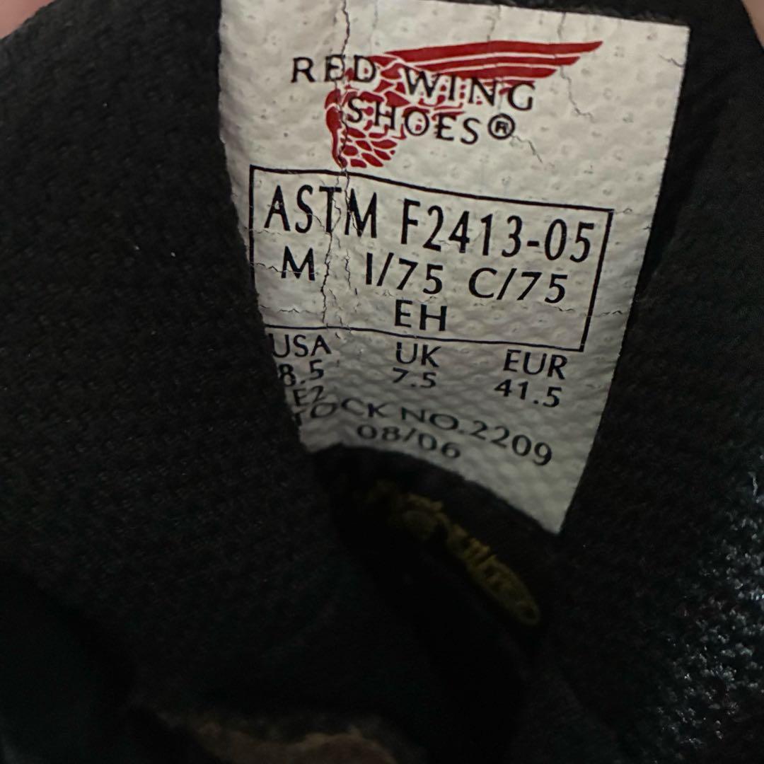 【良品】RED WING 本革 オイルドレザー LOGGER BOOTS 8.5