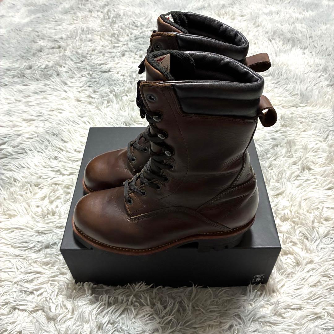 【良品】RED WING 本革 オイルドレザー LOGGER BOOTS 8.5