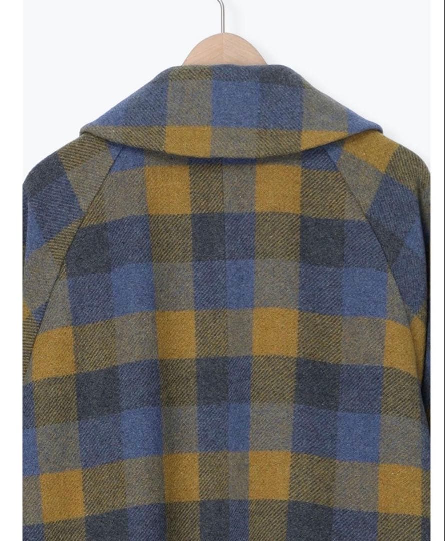 タスマニアウール2WAY襟ロングコート