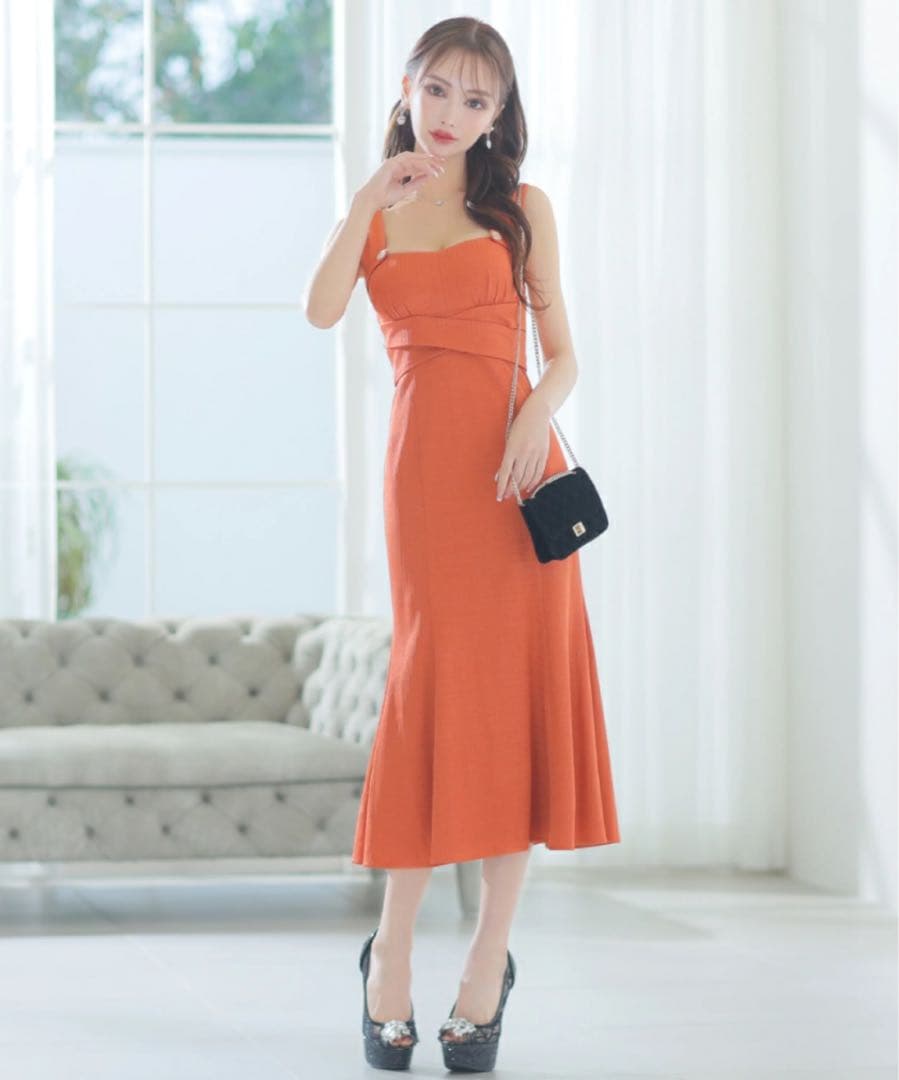 【nano お取り置き】ローブドフルール キャバドレス ミディアム丈