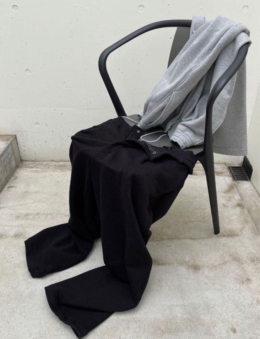 Antwort アントワート Wind Sweat Pants BLACK