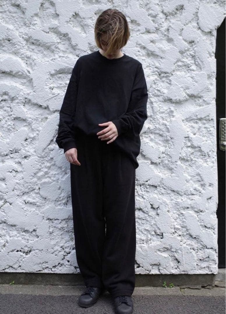 Antwort アントワート Wind Sweat Pants BLACK
