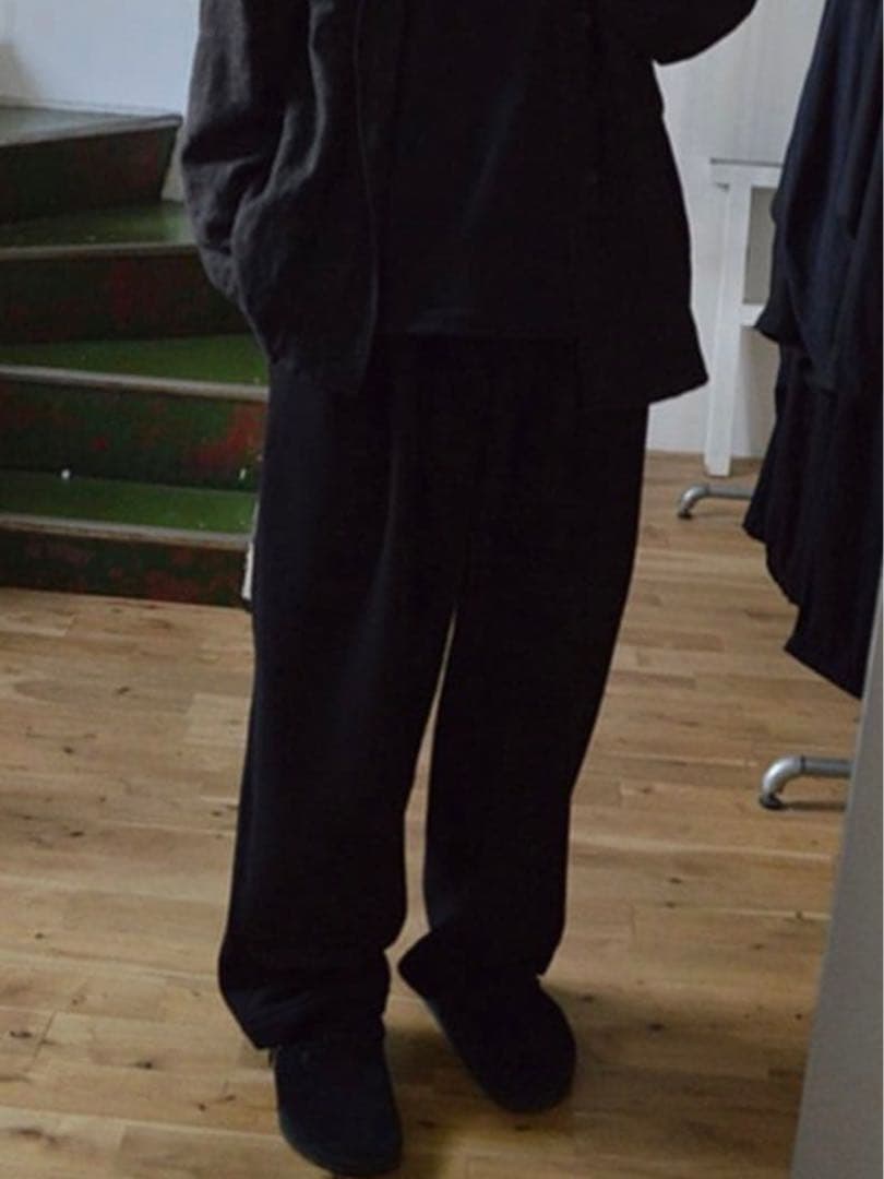 Antwort アントワート Wind Sweat Pants BLACK