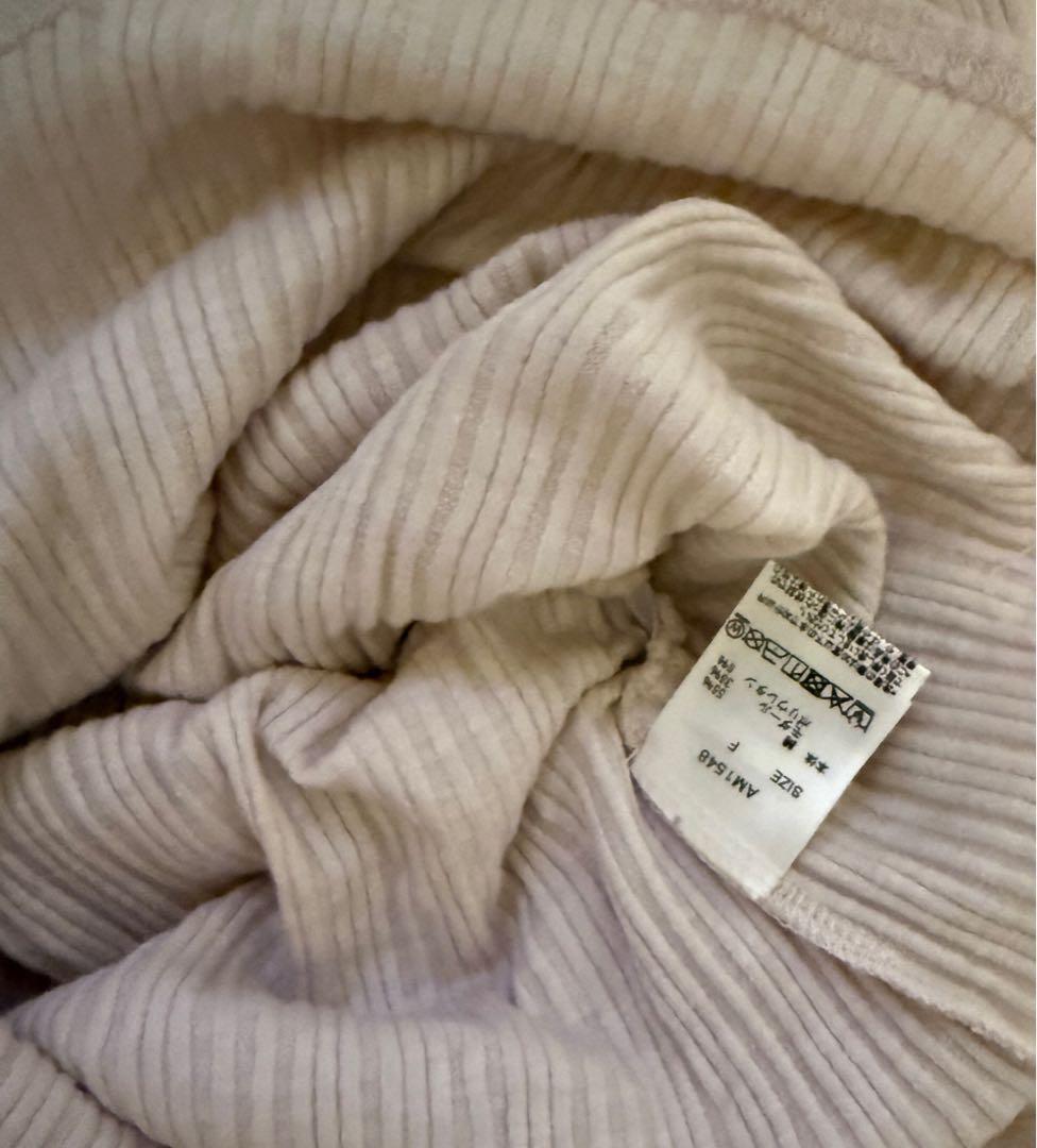 ANDMARY☆Lala shirring ribbon tops美品