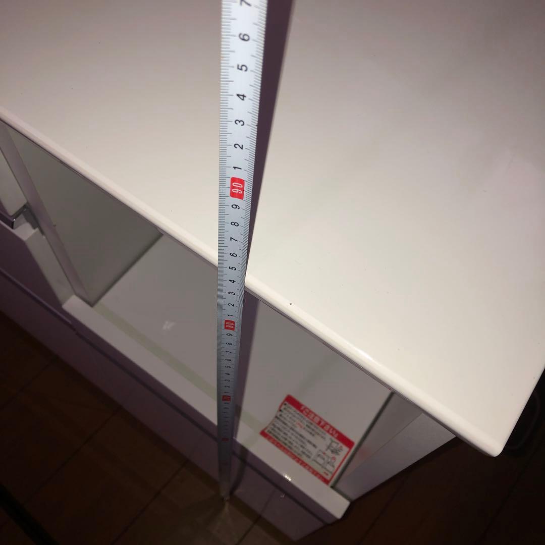 L*P様 ホワイト レンジボード 3段引き出し ニトリさんで、1年前に買いました