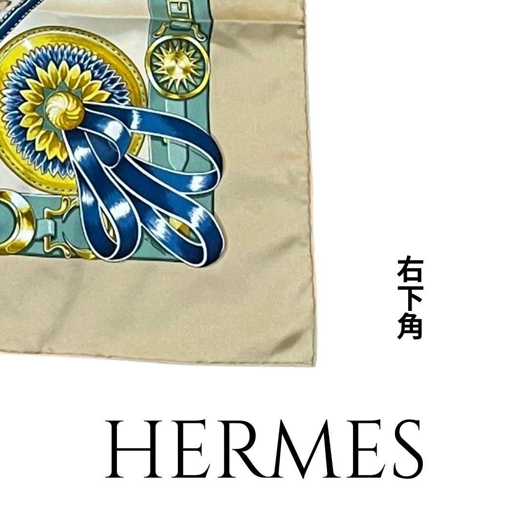 HERMESエルメスカレ90Chevaux de Trait馬柄 美品タグあり