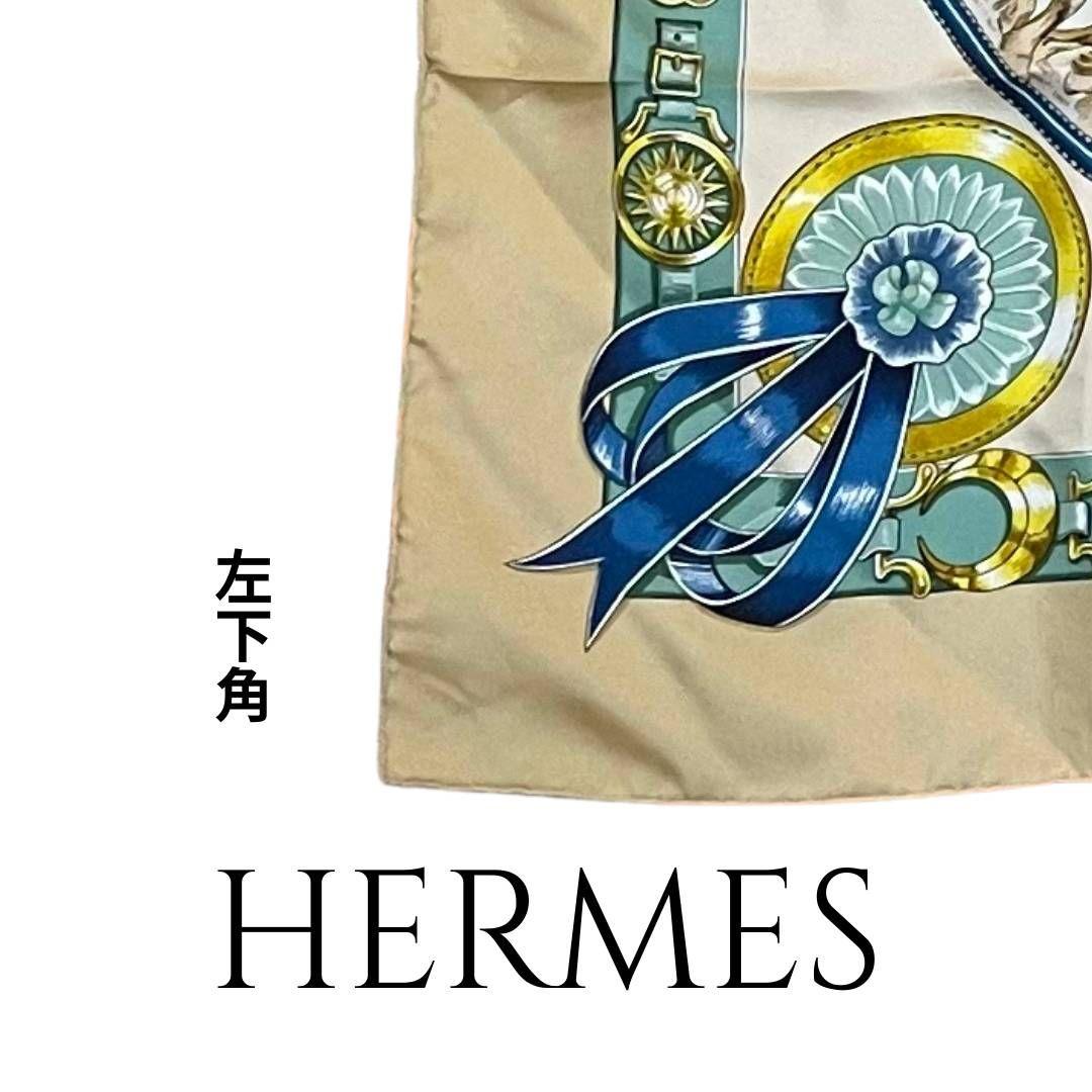 HERMESエルメスカレ90Chevaux de Trait馬柄 美品タグあり