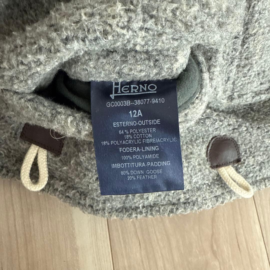 HERNOニットダウンコート　150サイズ