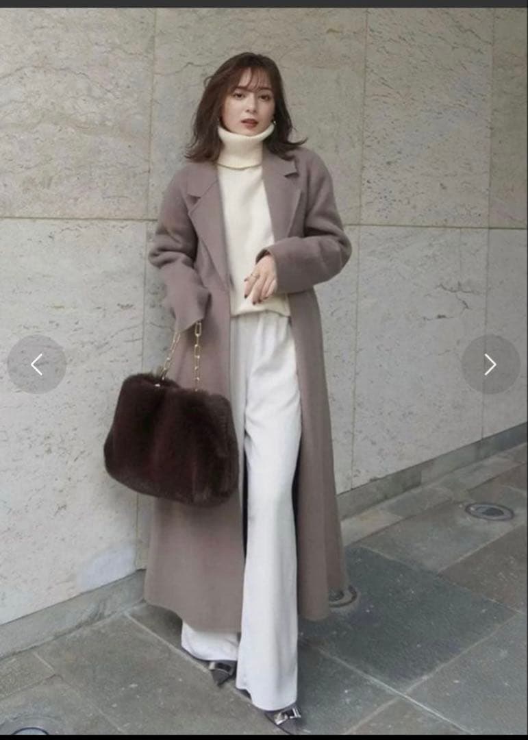 anuans✴︎リバーロングコート✴︎モカ