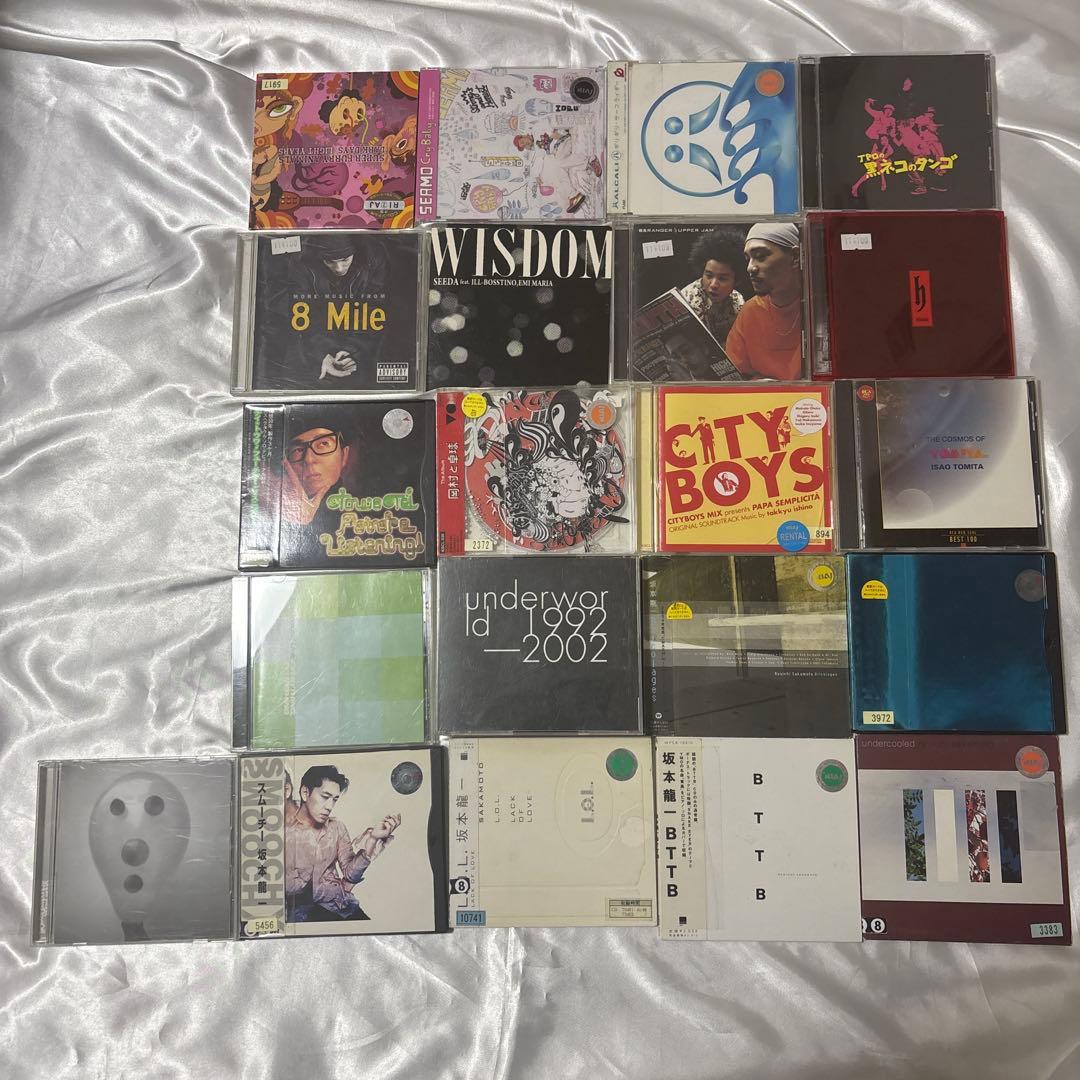 レンタル落ちCD　まとめ売り　ラップ　テクノ　電子音楽