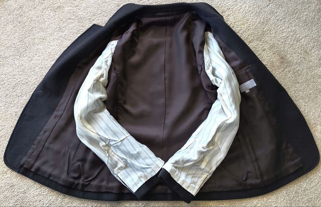 ​【美品】マーガレットハウエル ヘリンボーン ウールジャケット ブラウン M