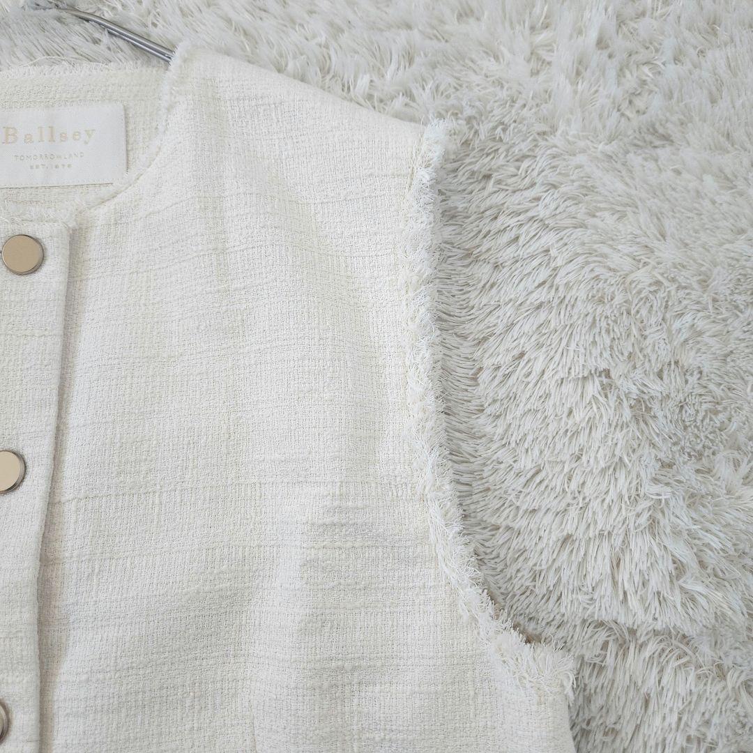 そよ極美品✨Ballsey ライトスラブ ツイード ショートジレ