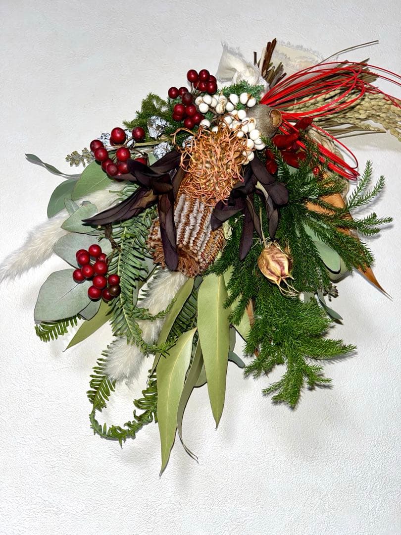 2026年迎春ネイティブしめ縄2wey正月飾り　 40×25