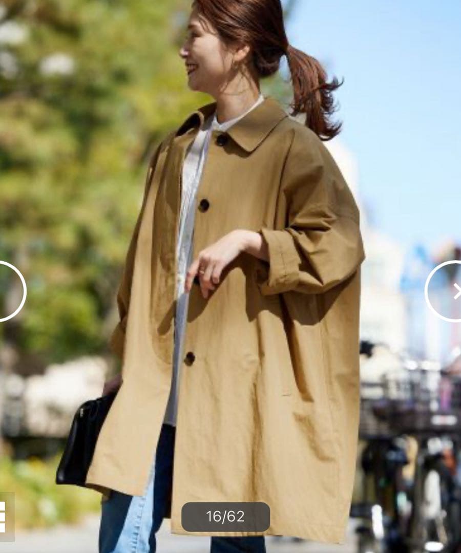 ハイカウントワイドステンカラーコート ジャーナルスタンダード