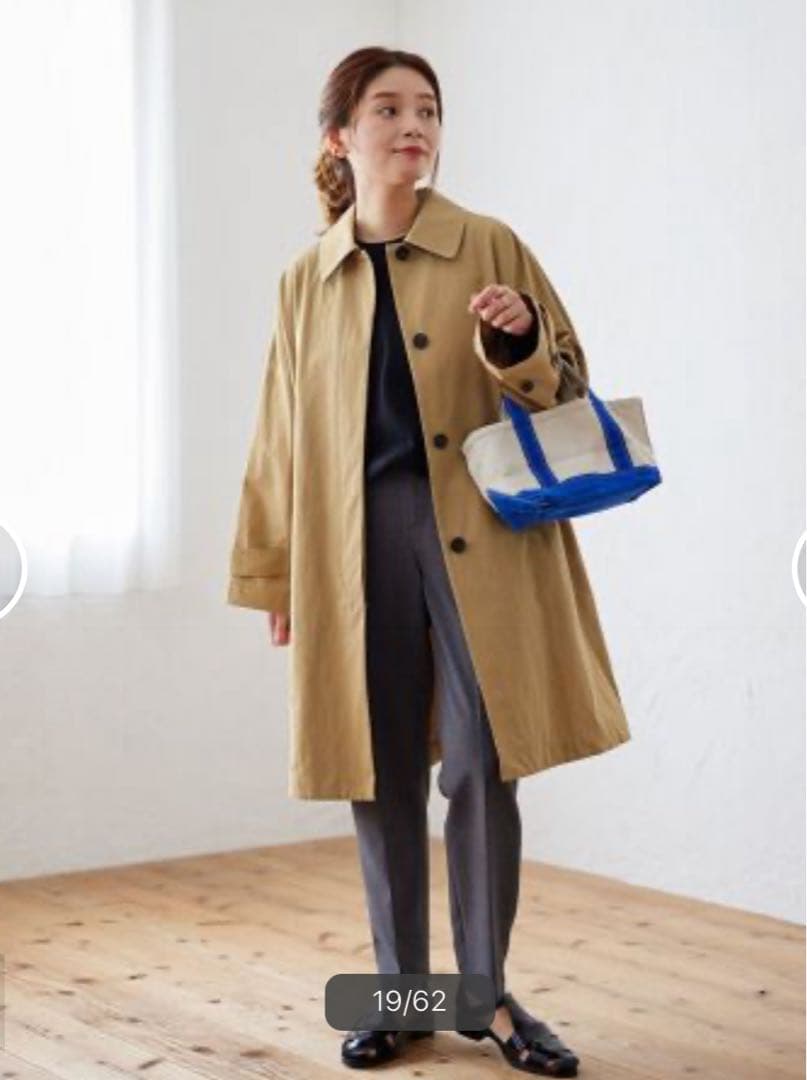 ハイカウントワイドステンカラーコート ジャーナルスタンダード