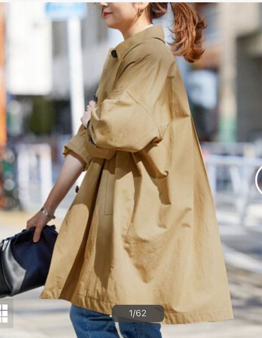 ハイカウントワイドステンカラーコート ジャーナルスタンダード