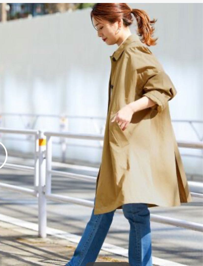 ハイカウントワイドステンカラーコート ジャーナルスタンダード